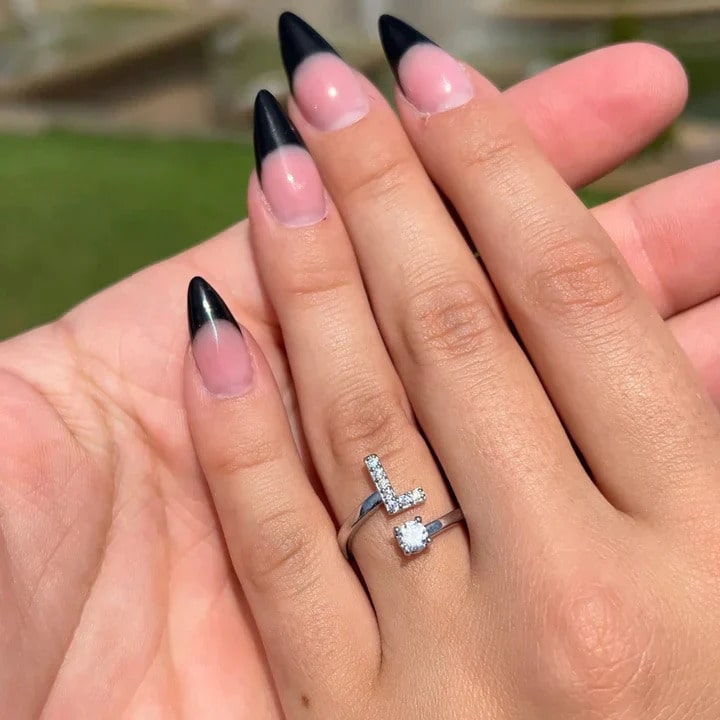 Initial (Alphabet) Zirconic Ring